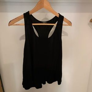 Black racer back tank top from Terez